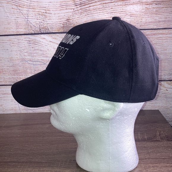 OSFM Strapback SAN ANTONIO SPURS NBA Champions Hat Cap Licensed Black - Picture 5 of 8